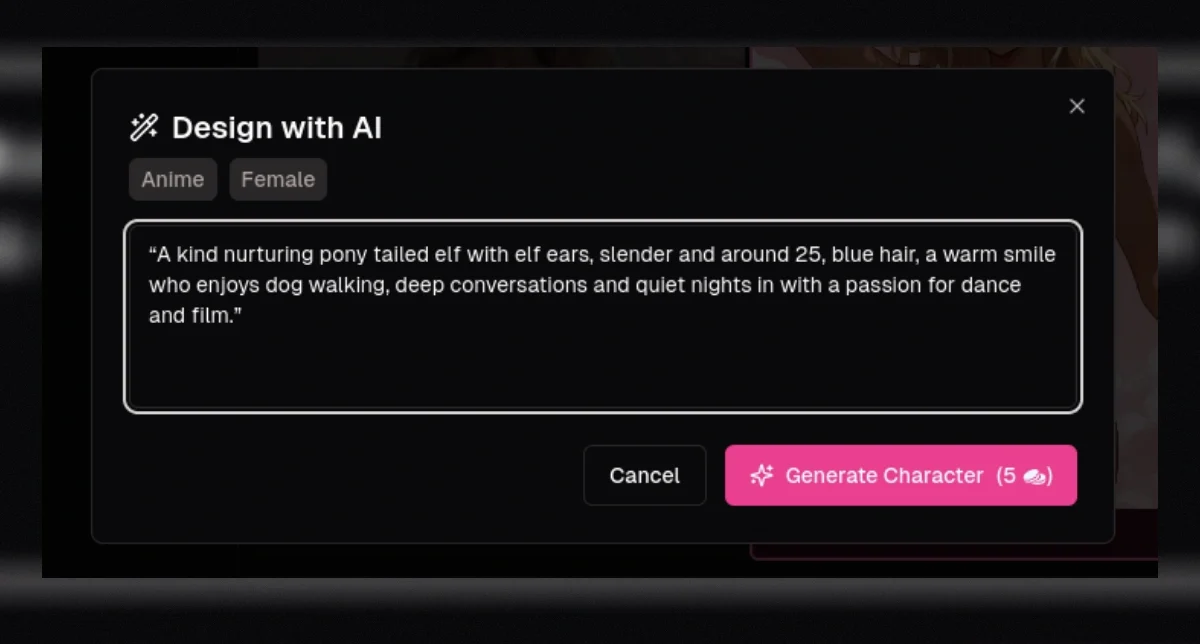 ourdreamai ai description box