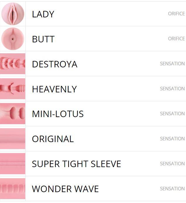 6 sleeves to choose from in the latest fleshlight deal 2020