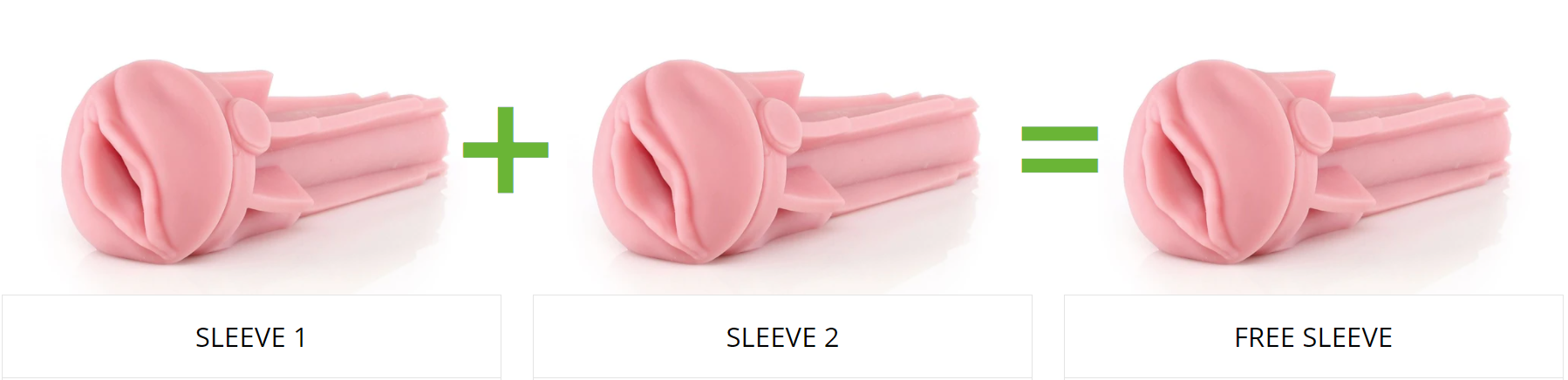 Fleshlight get three sleeves for the price of two