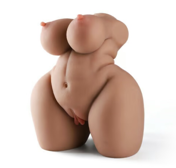 17.6Lb Butterfly Labia Brown Chubby Sex Doll