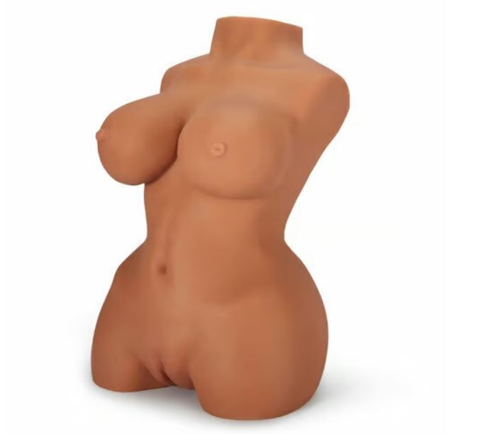 9lb Brown Teardrop Boobs Realistic Masturbator