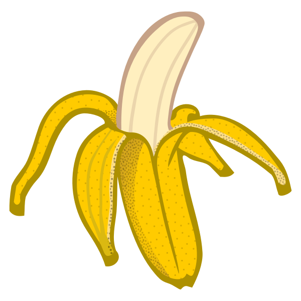 Peel banana for penile pleasure