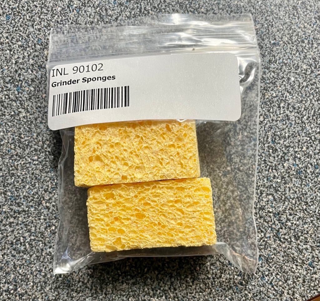 Sponges used for creating fake oral experience