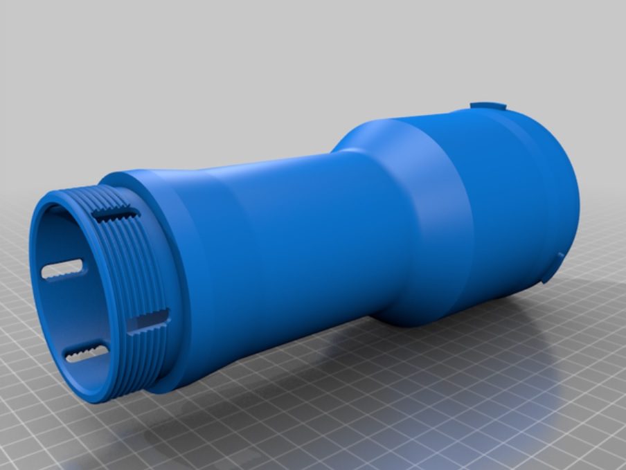 Homemade 3D fleshlight case design by Didgitalpunk at Thingiverse