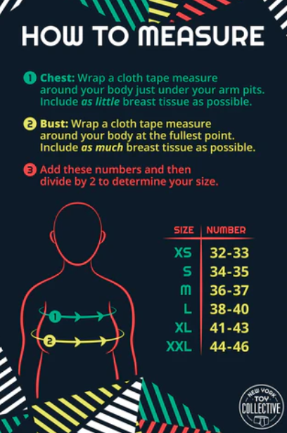 Chest Binder Sizes Chart