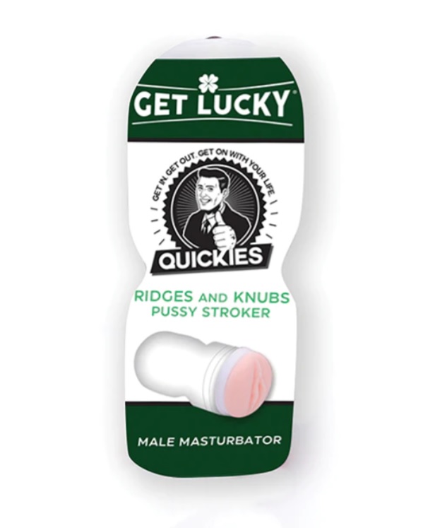 Get Lucky Quickies Ridges & Knubs Pocket Pussy Stroker