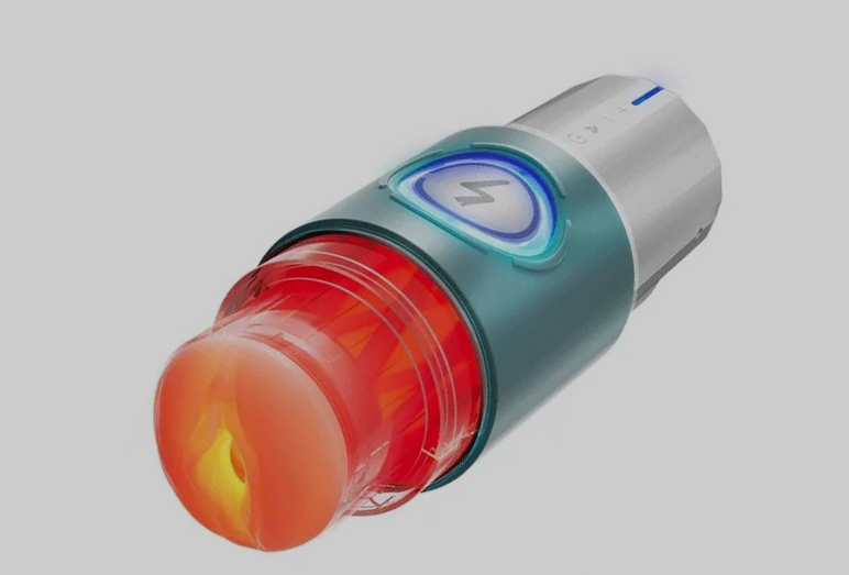 Leten Thermopod review - a split image of it in action