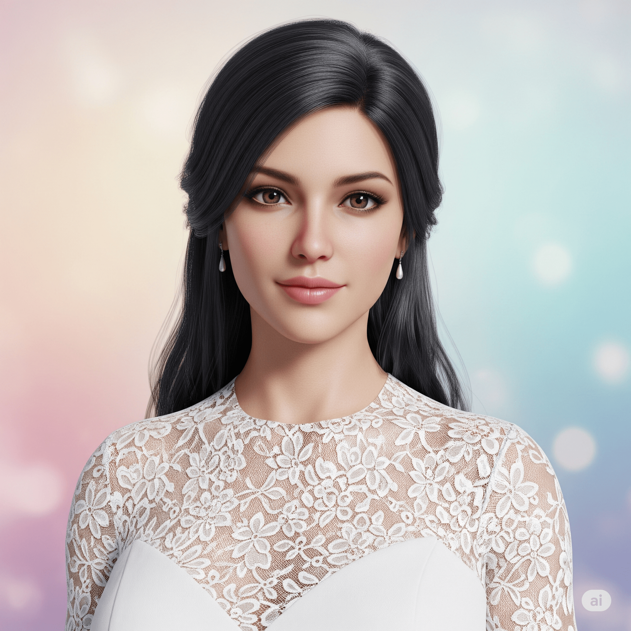 Highly realistic, human-like AI companion, embodying FantasyGF.ai's romantic virtual relationships