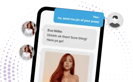 Chatting with AI GF who just sent you a pic.