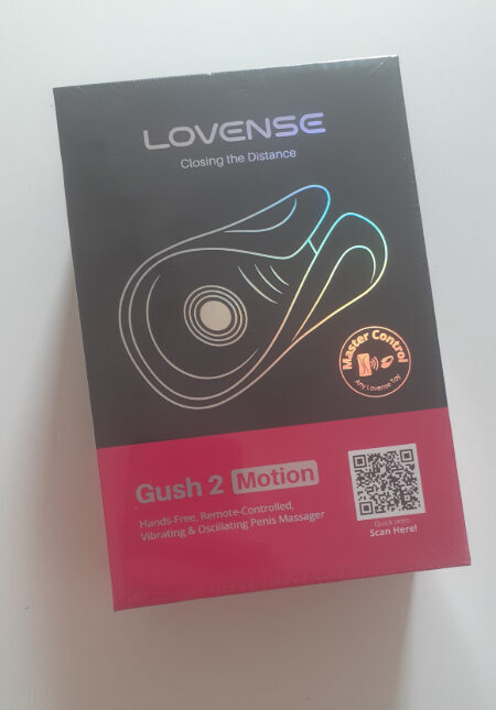 lovense gush 2 motion in its customer gift box