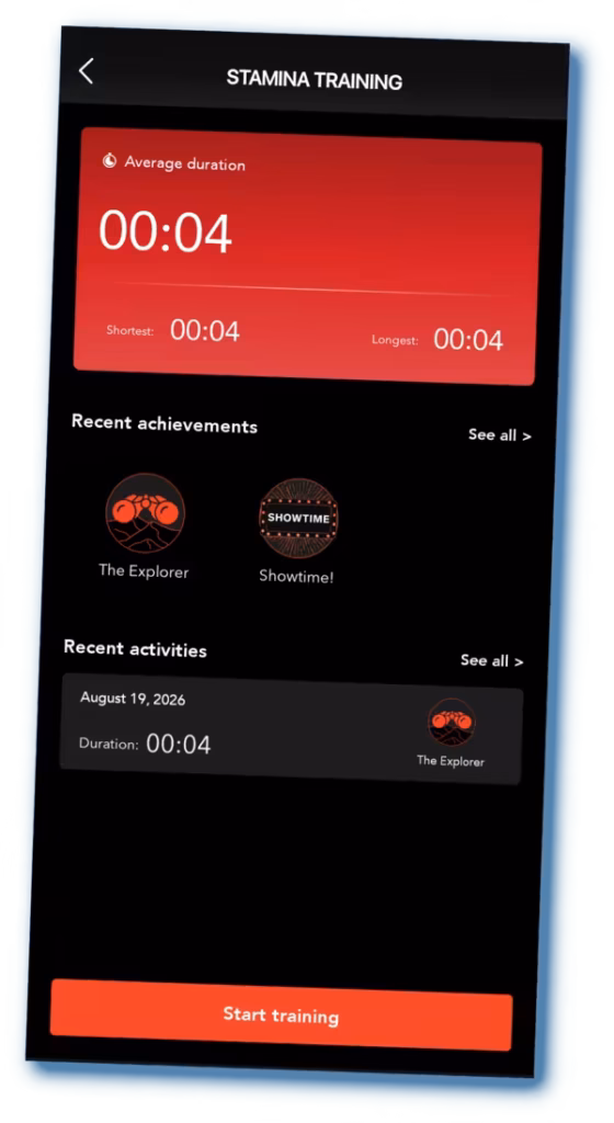 lelo app on stamina training mode screenshot using the lelo f2s double sonic